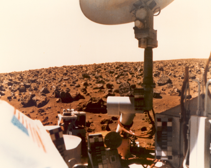 Space History Photo: Viking 1 Picture of the Martian Surface